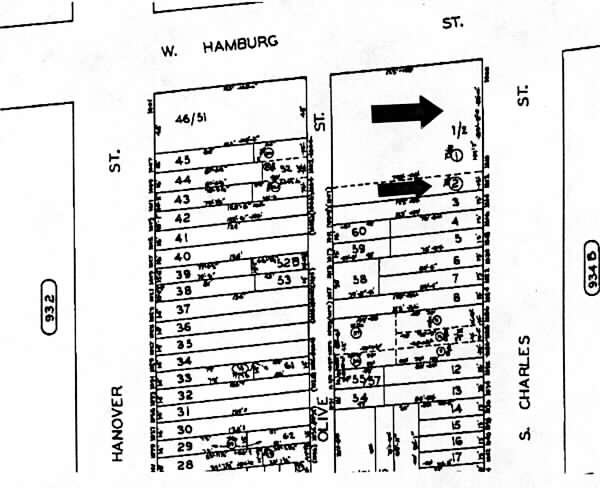 1000 S Charles St, Baltimore, MD à louer - Plan cadastral – Image 2 sur 8