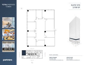 1201 Louisiana St, Houston, TX à louer Plan d’étage– Image 2 sur 2