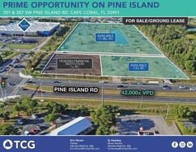 201-207 SW Pine Island Rd, Cape Coral, FL - VUE AÉRIENNE  vue de carte - Image1