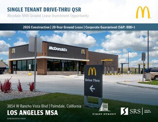Plus de détails pour 3854 Rancho Vista Blvd, Palmdale, CA - Local commercial à vendre