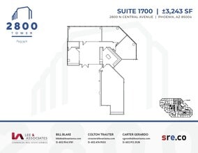 2800 N Central Ave, Phoenix, AZ à louer Plan d’étage– Image 1 sur 1