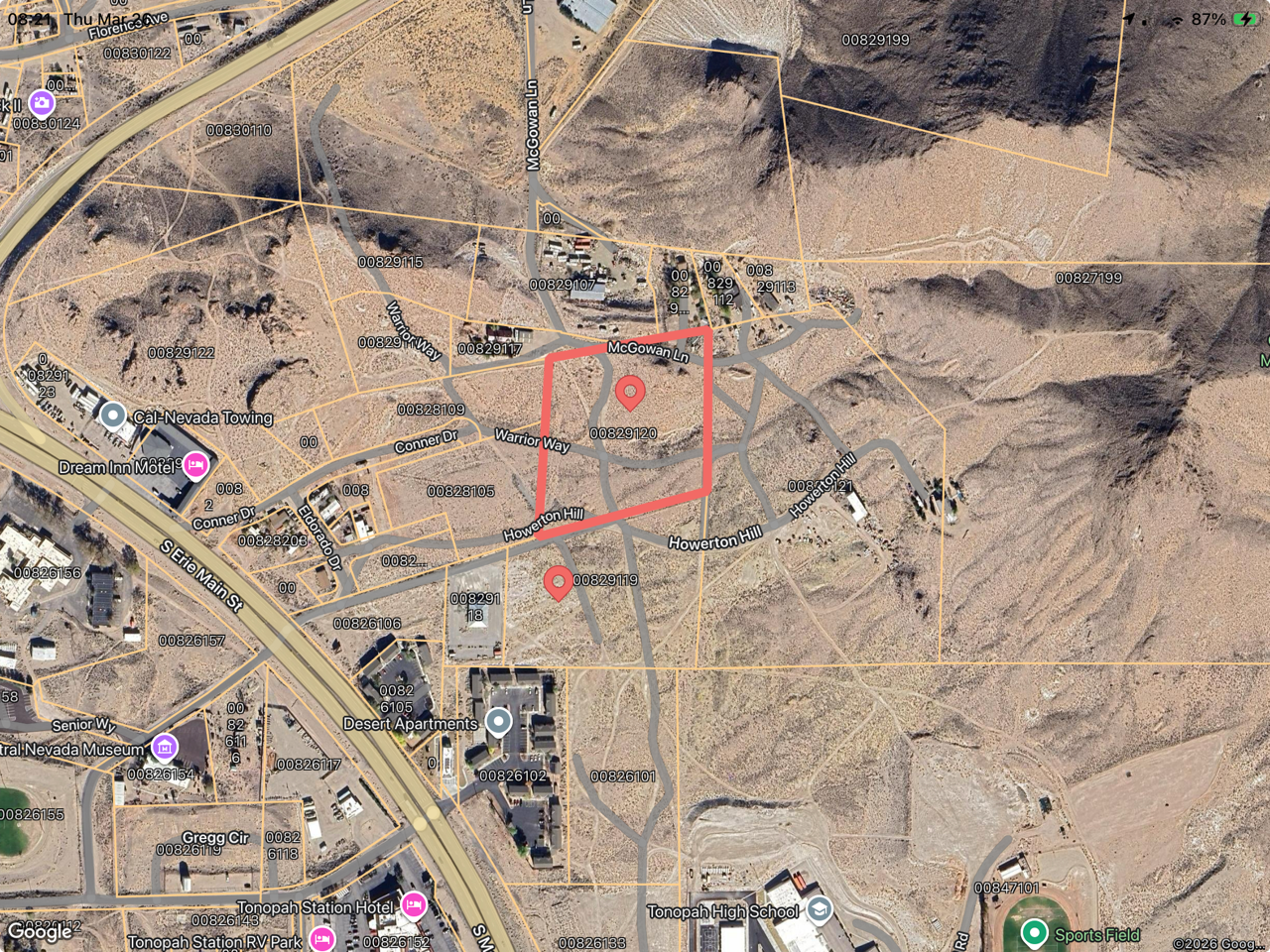 209 Howerton Hill, Tonopah, NV à vendre Photo principale– Image 1 sur 2