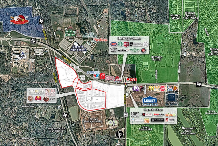 SWC of SPUR 149 at FM 1488 Rd, Magnolia, TX à louer - Photo de l’immeuble – Image 2 sur 3