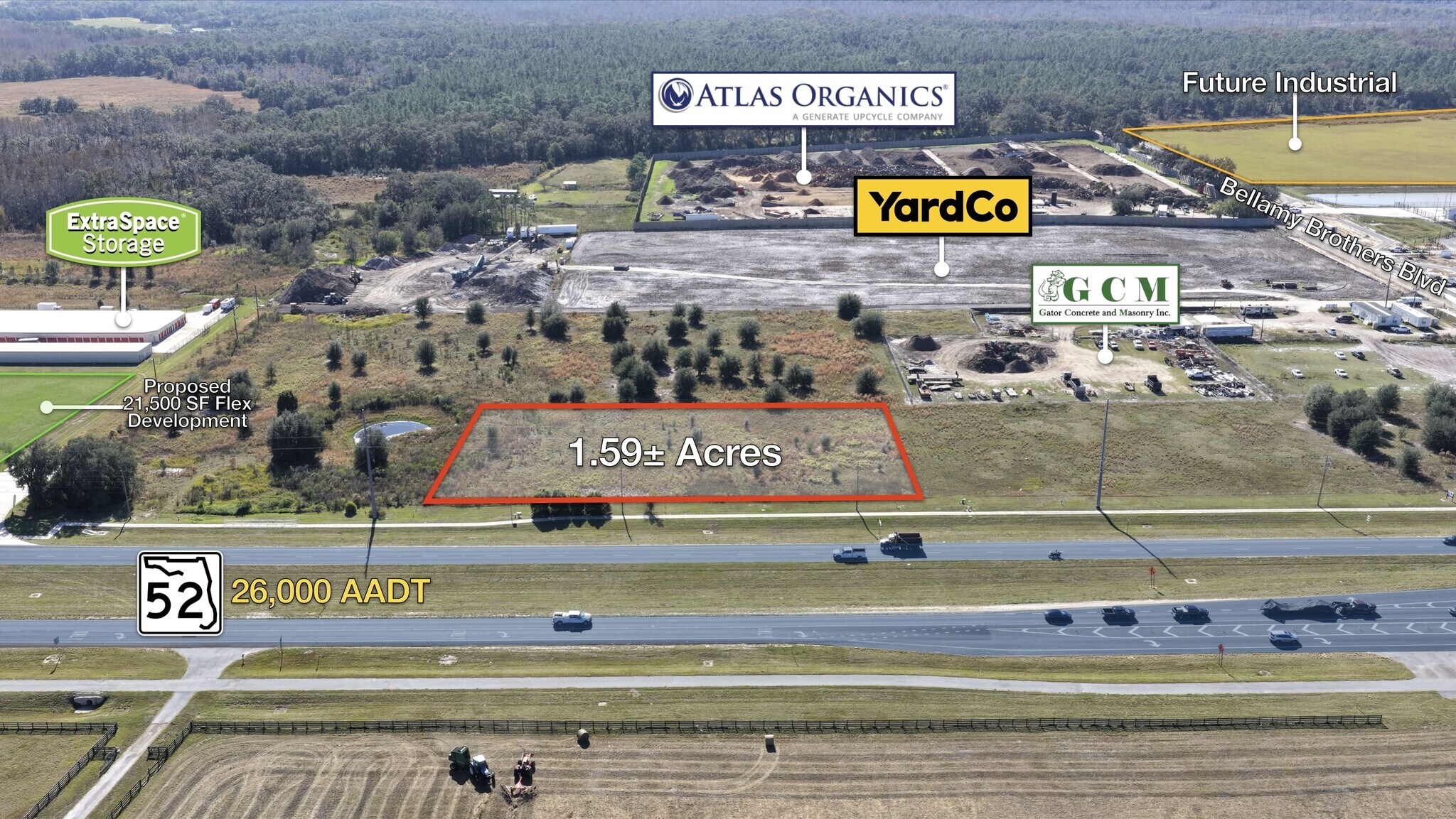 SR 52 & Bellamy Brothers Rd., San Antonio, FL à vendre Photo principale– Image 1 sur 5