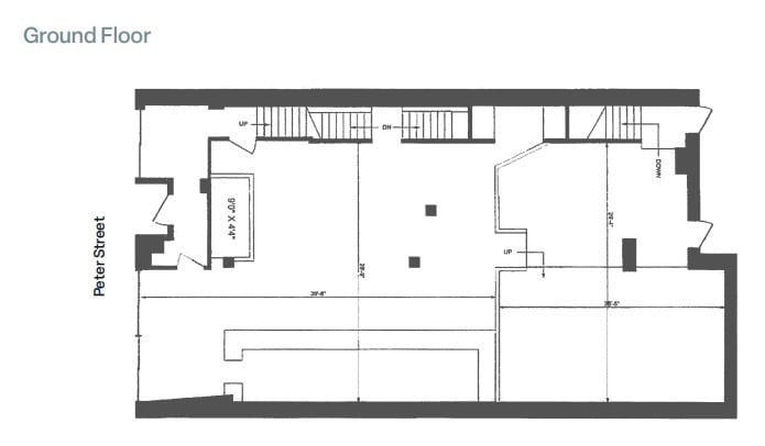 137 Peter St, Toronto, ON à louer Plan d’étage– Image 1 sur 1