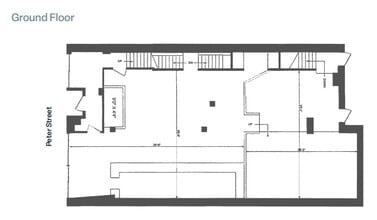 137 Peter St, Toronto, ON à louer Plan d’étage– Image 1 sur 1