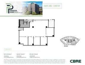 5299 Dtc Blvd, Greenwood Village, CO à louer Plan d’étage– Image 1 sur 1