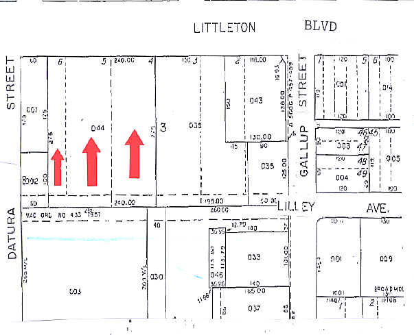 1360 W Littleton Blvd, Littleton, CO à louer - Plan cadastral – Image 2 sur 8