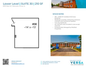 6912 Main St, Downers Grove, IL à louer Plan d’étage– Image 1 sur 1