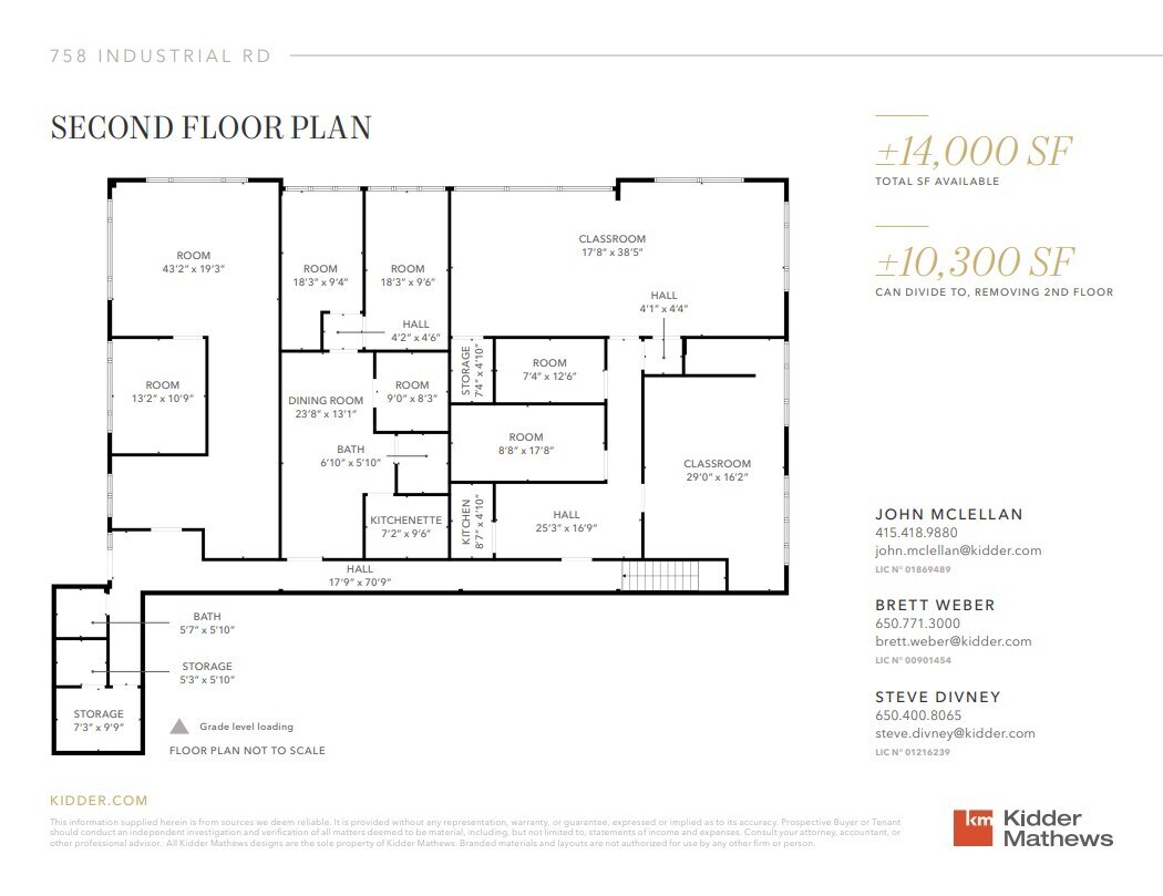 758 Industrial Rd, San Carlos, CA à louer Plan d’étage– Image 1 sur 1