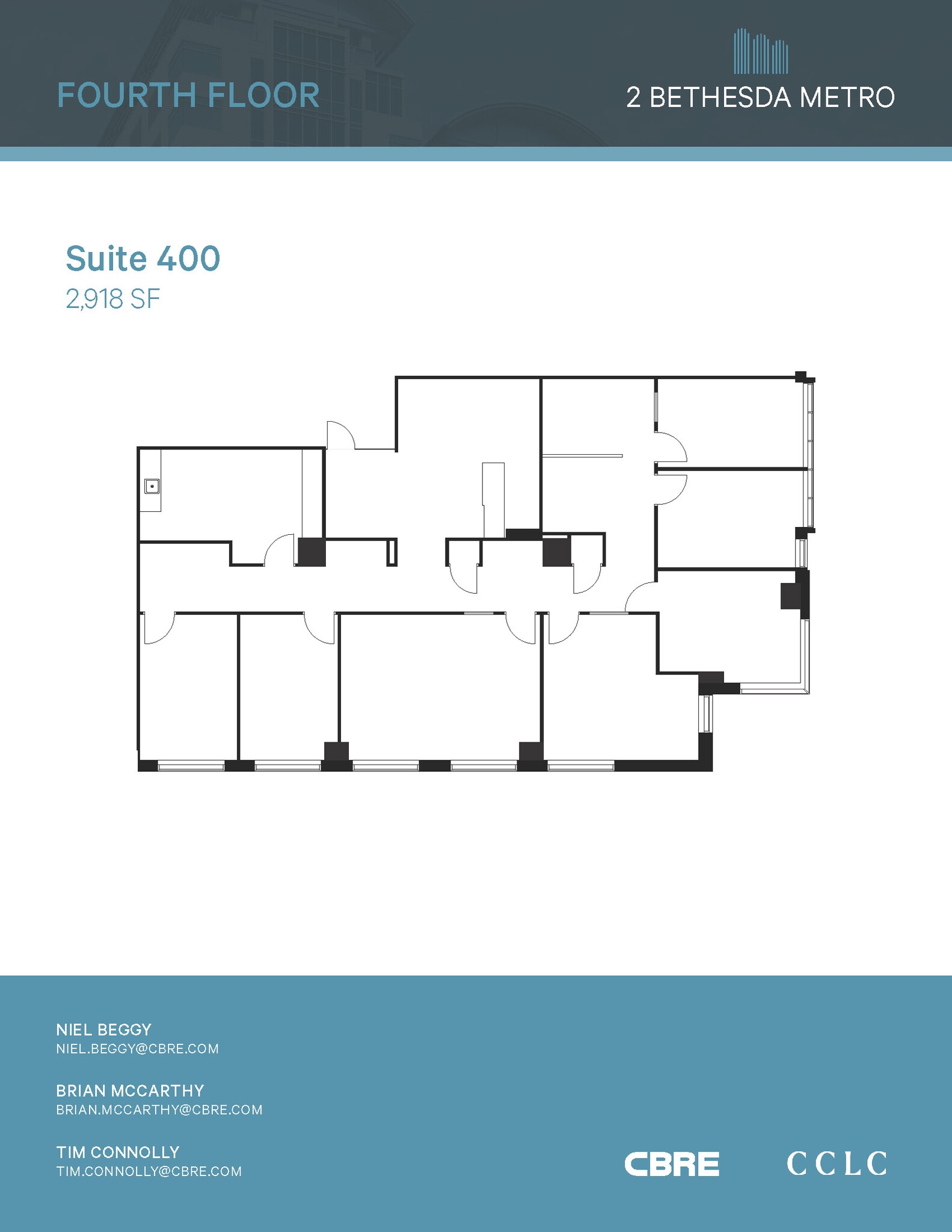 2 Bethesda Metro Ctr, Bethesda, MD à louer Plan d’étage– Image 1 sur 1