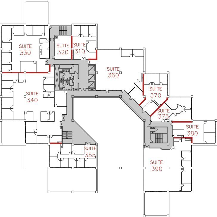 9191 Towne Centre Dr, San Diego, CA à louer Plan d’étage– Image 1 sur 1