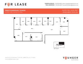 5151 Belt Line Rd, Dallas, TX à louer Plan d’étage– Image 2 sur 2