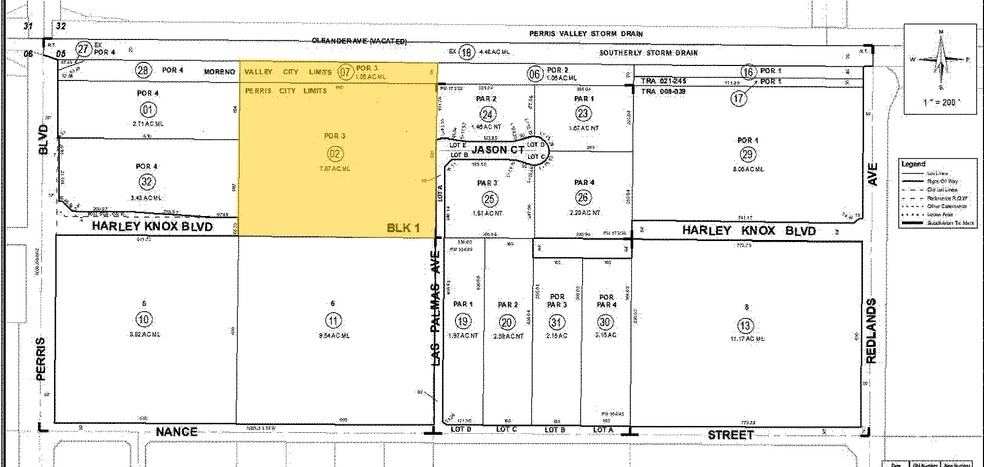 150 Harley Knox Blvd, Perris, CA à vendre - Plan cadastral – Image 2 sur 2