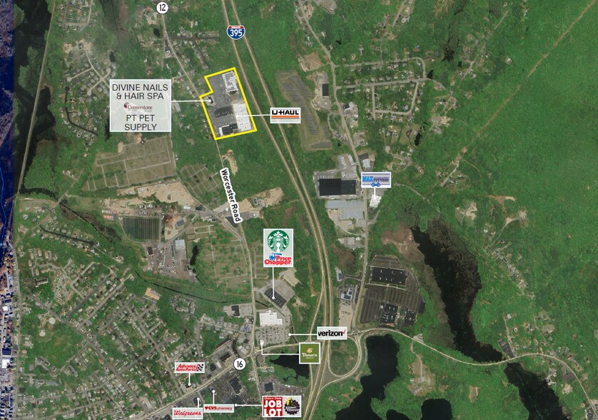 70-82 Worcester Rd, Webster, MA à louer - Photo de l’immeuble – Image 3 sur 11