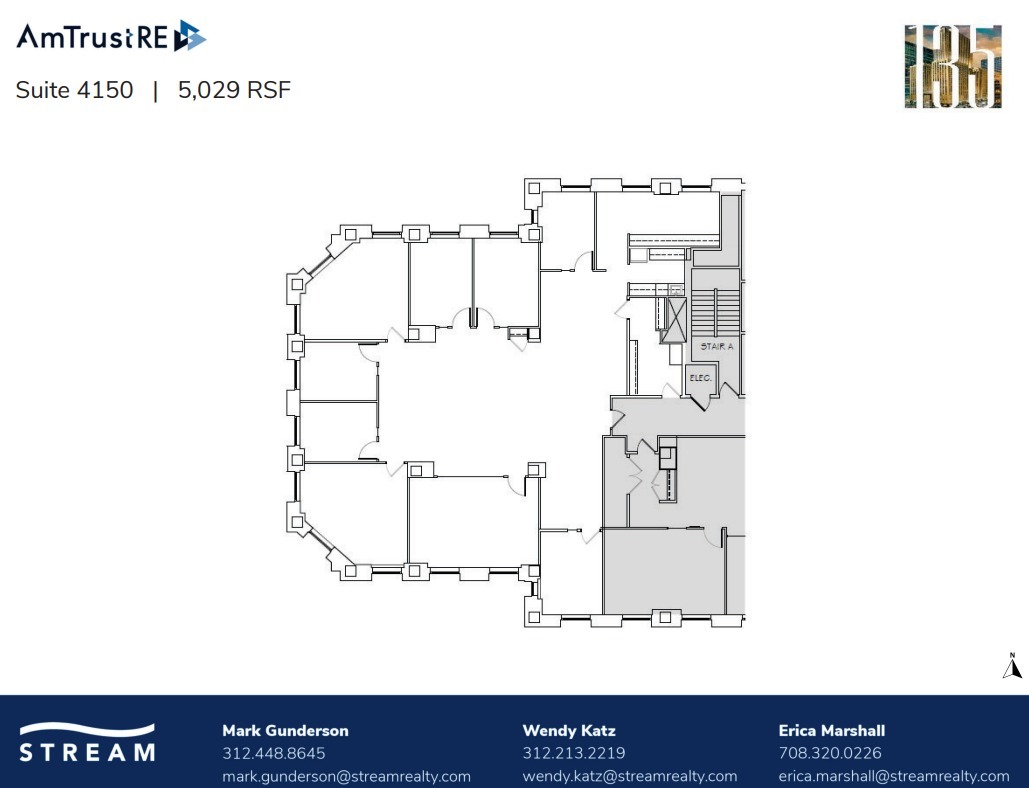 135 S LaSalle St, Chicago, IL à louer Plan d’étage– Image 1 sur 1