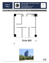 12222 Merit Dr, Dallas, TX à louer Plan d’étage– Image 1 sur 1