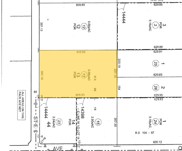 Vic 17th Street East & Ave. Q, Palmdale, CA à vendre - Plan cadastral – Image 3 sur 3