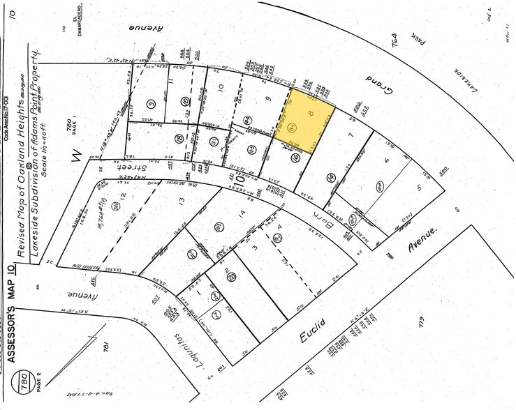 528 Grand Ave, Oakland, CA à louer - Plan cadastral – Image 2 sur 7