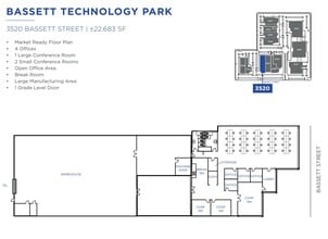 3550-3580 Bassett St, Santa Clara, CA à louer Plan d’étage– Image 1 sur 1