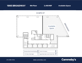 1995 Broadway, New York, NY à louer Plan d’étage– Image 1 sur 1