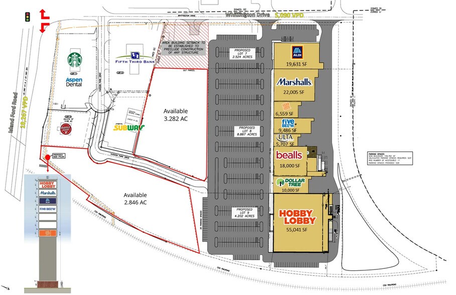 456 Hudson Park Dr, Madisonville, KY à louer - Plan de site – Image 2 sur 2