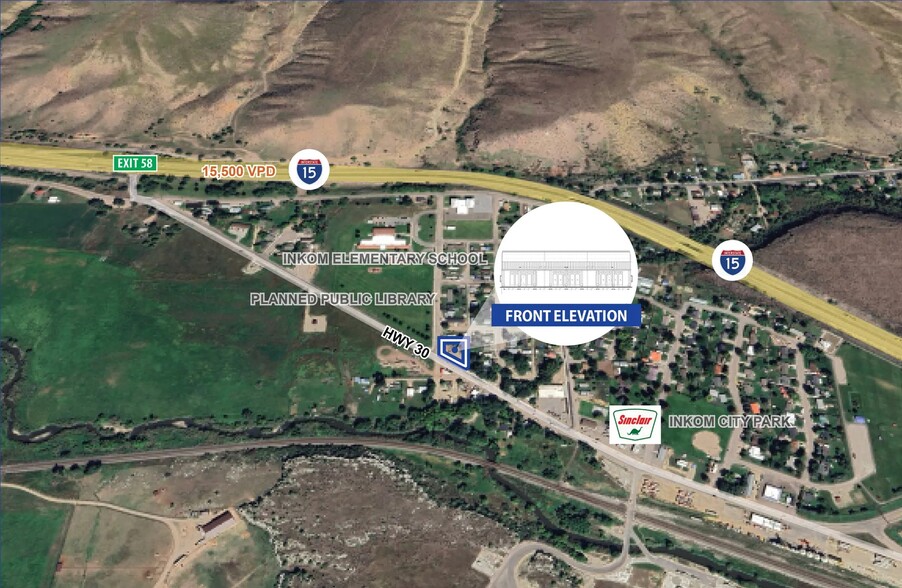 260 Highway 30 E, Inkom, ID à louer - Photo de l’immeuble – Image 1 sur 3