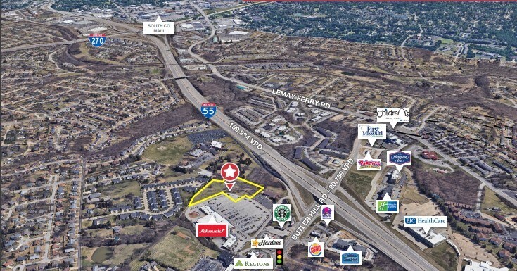 4325 Butler Hill Rd, Saint Louis, MO à vendre Aérien– Image 1 sur 2