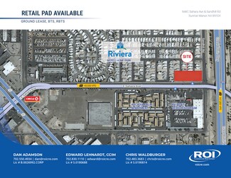 Plus de détails pour Sahara Ave & Sandhill Rd NWC, Las Vegas, NV - Terrain à louer