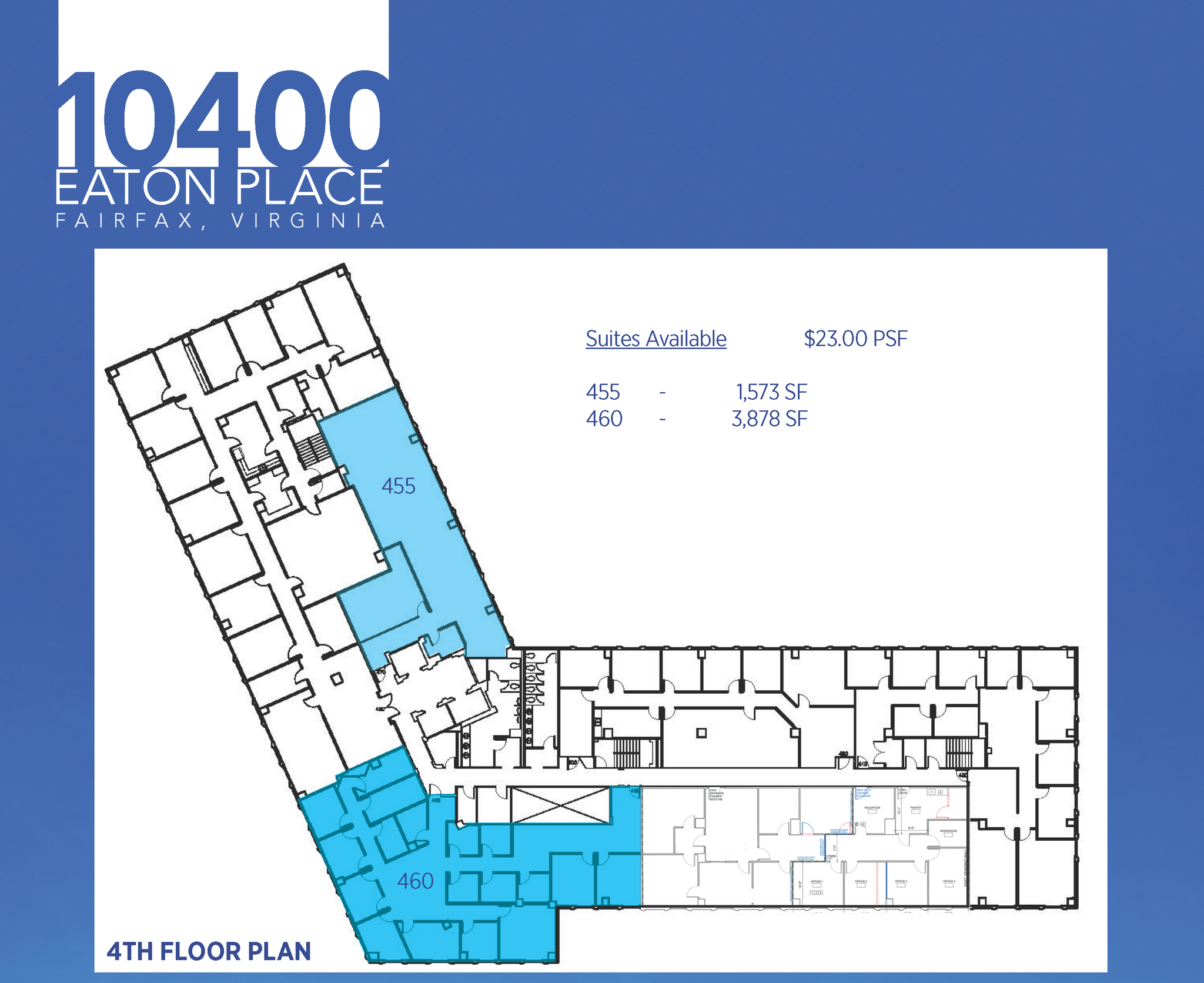10400 Eaton Pl, Fairfax, VA à louer Plan d’étage– Image 1 sur 1