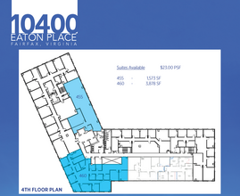 10400 Eaton Pl, Fairfax, VA à louer Plan d’étage– Image 1 sur 1