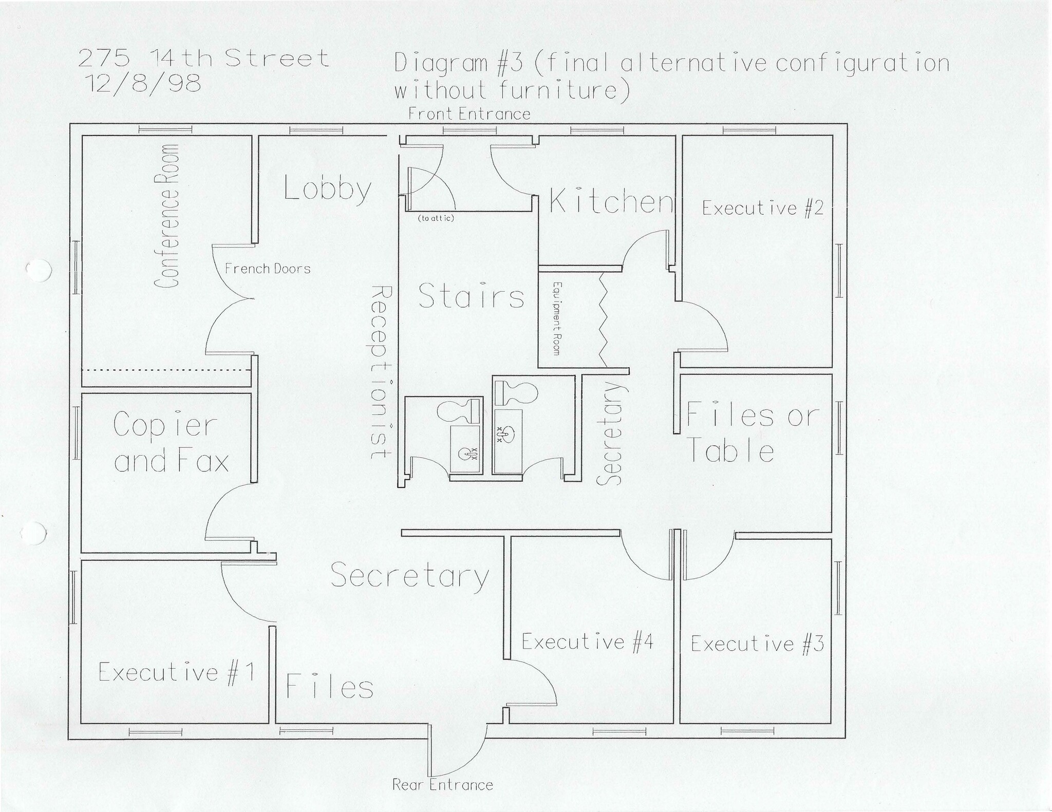 275 14th St NW, Atlanta, GA à louer Plan d’étage– Image 1 sur 1