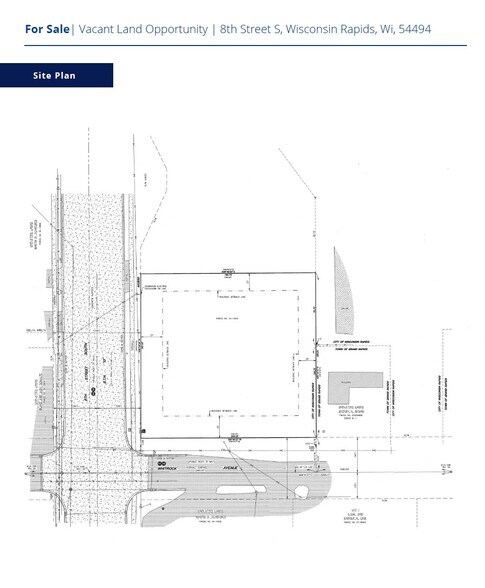 4011 8th St S, Wisconsin Rapids, WI à vendre - Plan de site – Image 2 sur 2