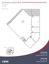 25 NW Point Blvd, Elk Grove Village, IL à louer Plan d’étage– Image 1 sur 3