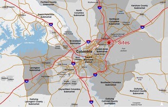 Trenholm Road Ext, Columbia, SC - VUE AÉRIENNE  vue de carte - Image1