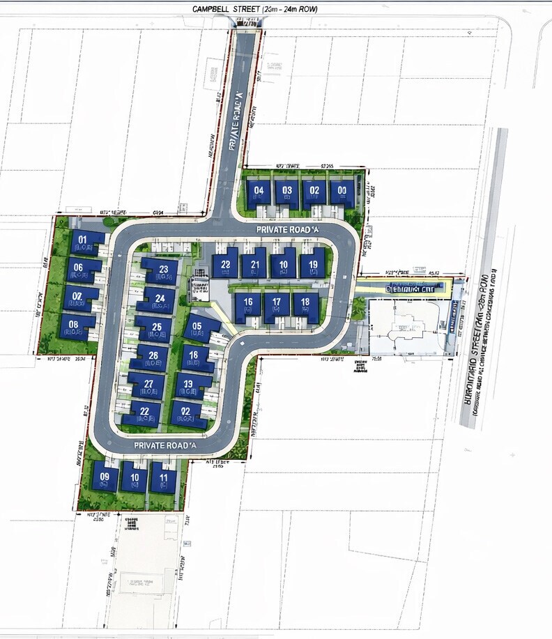 22 Campbell St, Collingwood, ON à vendre Plan de site– Image 1 sur 2