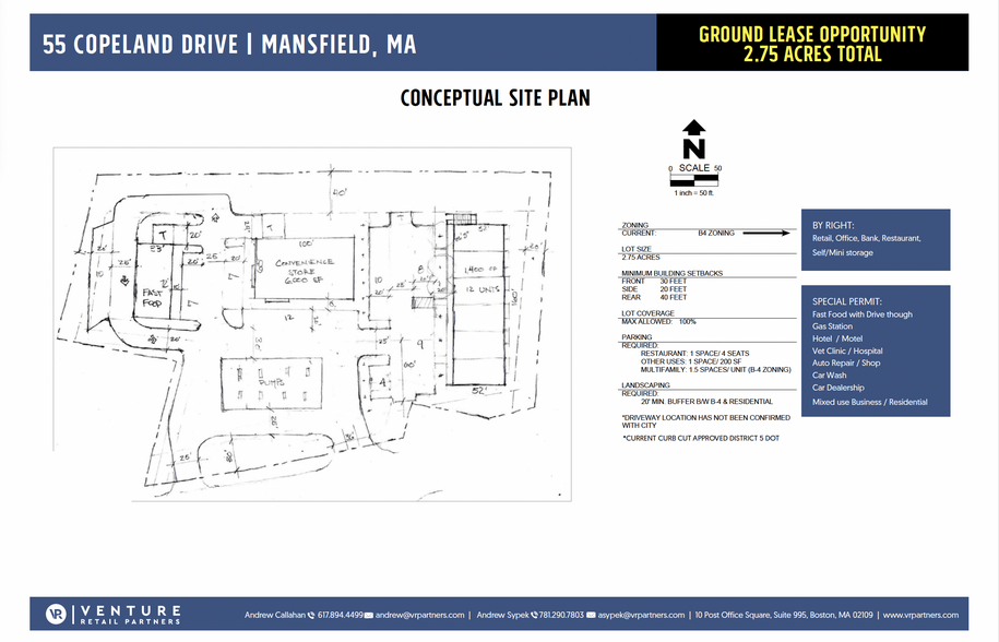 55 Copeland Dr, Mansfield, MA à louer - Plan de site – Image 2 sur 2