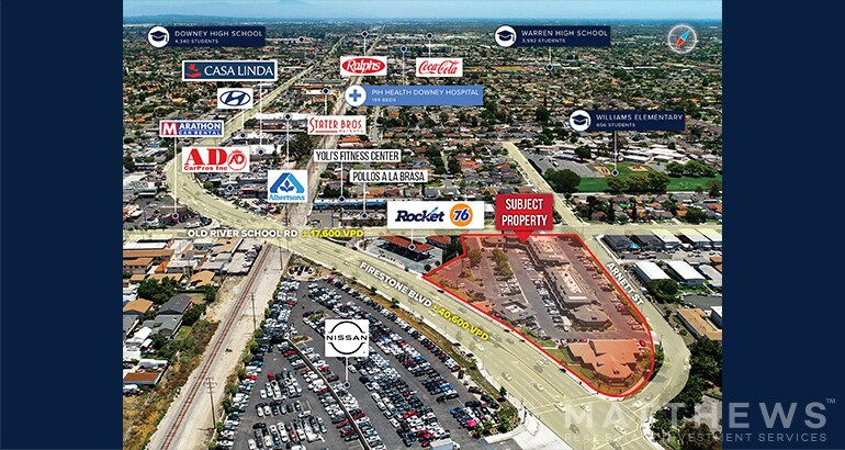 7320-7340 Firestone Blvd, Downey, CA à vendre - Photo de l’immeuble – Image 2 sur 4