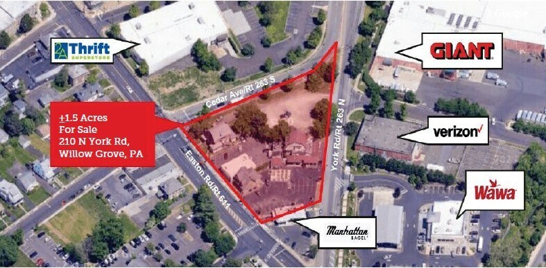 210-221 N York Rd, Willow Grove, PA à vendre - Photo de l’immeuble – Image 2 sur 2