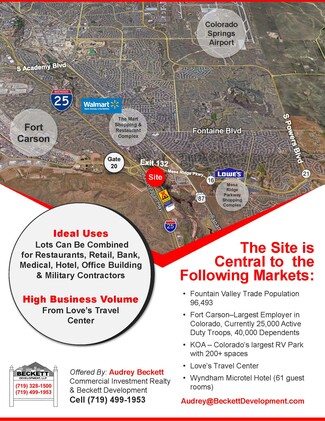 Plus de détails pour 9289 Bandley Dr, Fountain, CO - Terrain à vendre