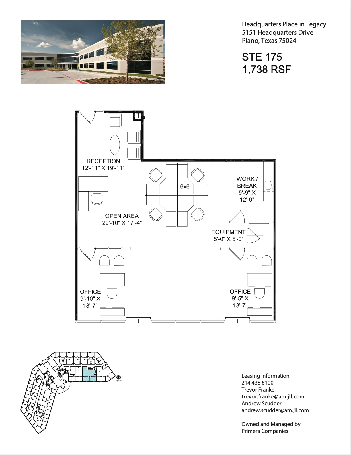 8560 Belleview Dr, Plano, TX à louer Plan d’étage– Image 1 sur 1
