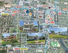 1145-1169 S Schuyler Ave, Kankakee, IL - VUE AÉRIENNE  vue de carte