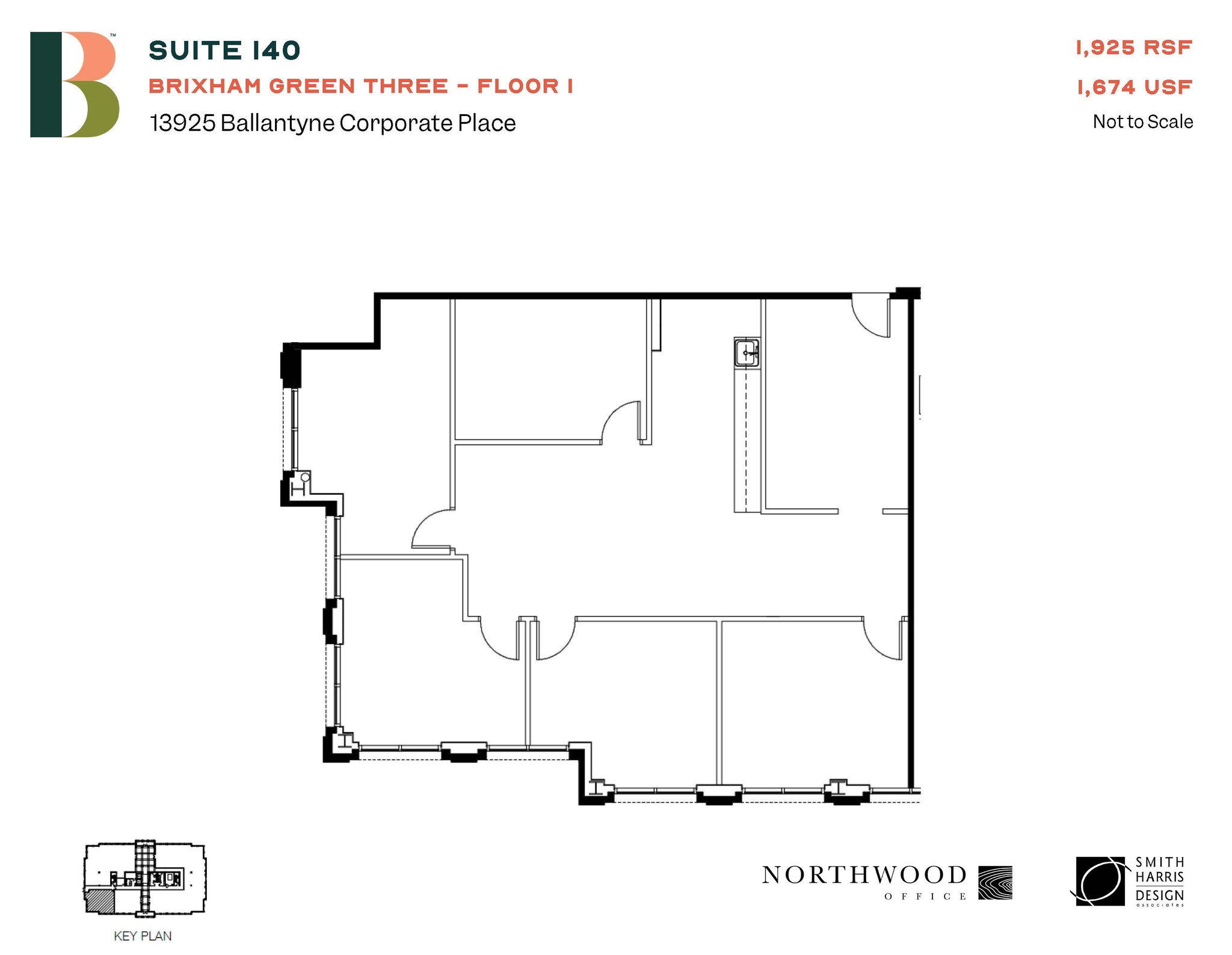 13925 Ballantyne Corporate Pl, Charlotte, NC à louer Plan d’étage– Image 1 sur 1