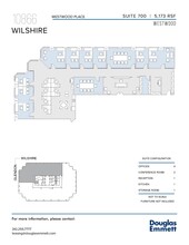 10866 Wilshire Blvd, Los Angeles, CA à louer Plan d’étage– Image 1 sur 1