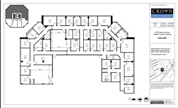 1545 Carling Ave, Ottawa, ON à louer Plan d’étage– Image 1 sur 8
