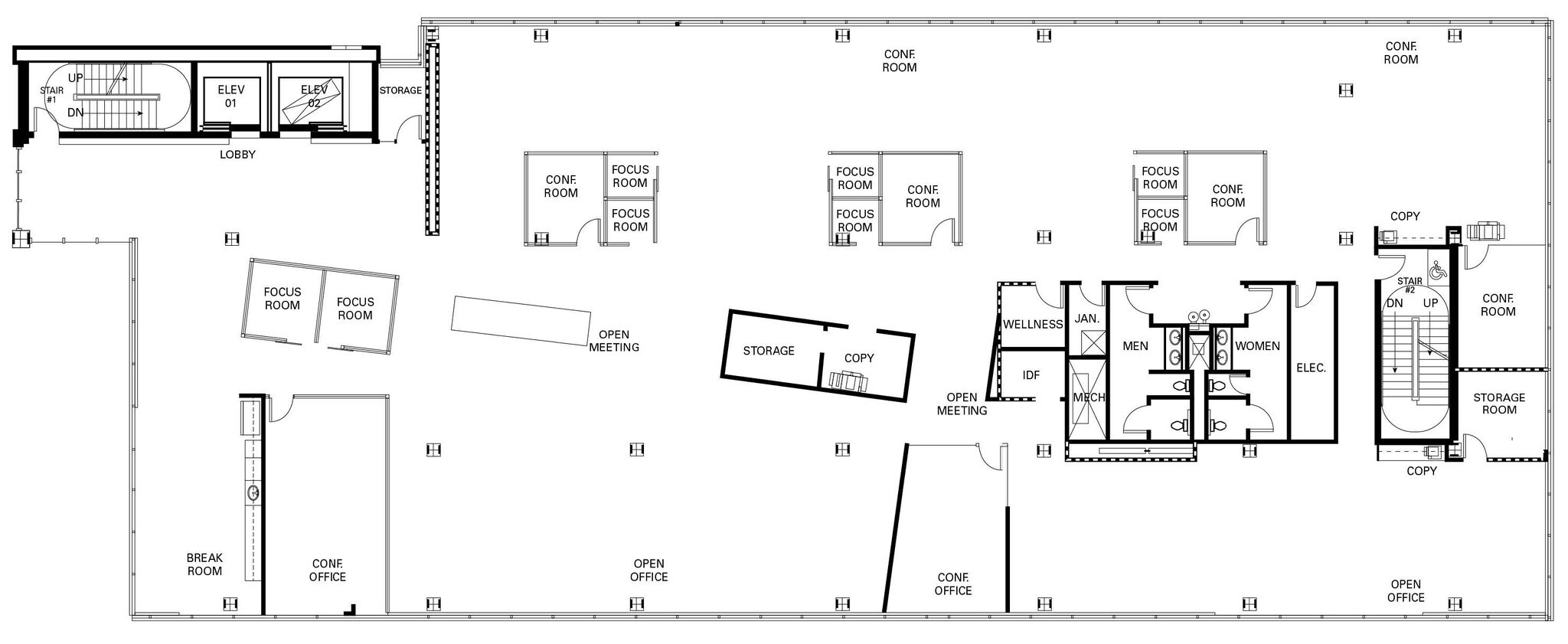 4545 Roosevelt Way NE, Seattle, WA à louer Plan d’étage– Image 1 sur 1