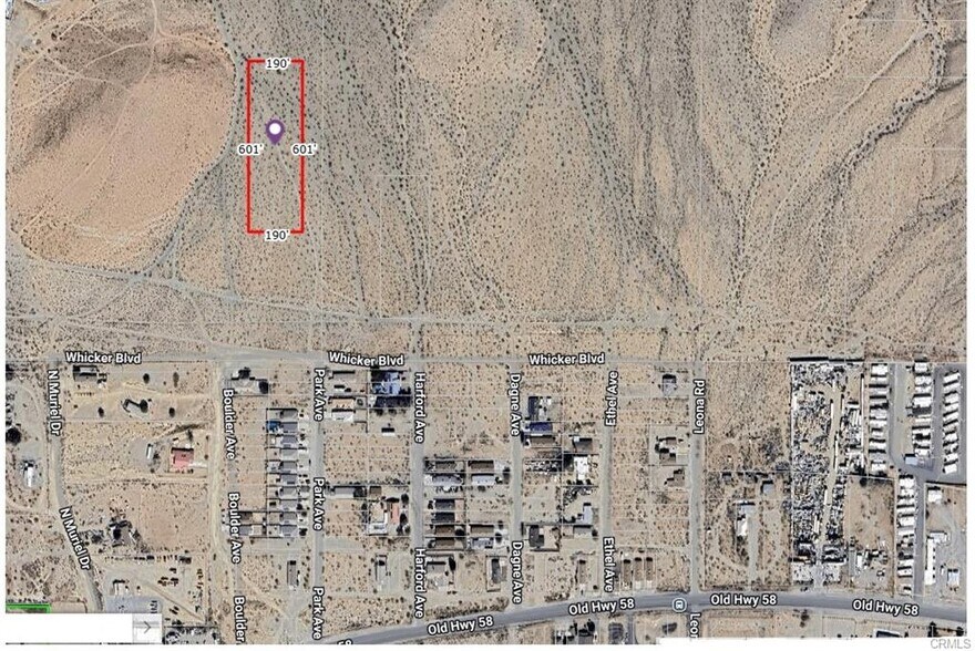0 Whicker Blvd, Barstow, CA à vendre - Photo principale – Image 2 sur 5
