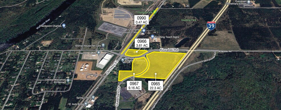 000 Queenland Dr, Kronenwetter, WI à vendre - Aérien – Image 2 sur 2