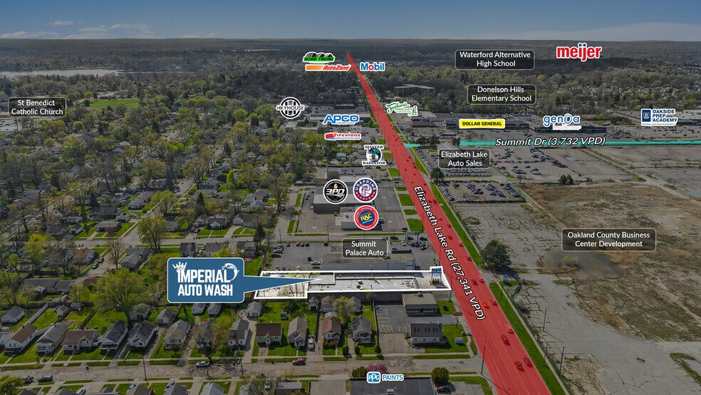 3456 Highland Rd, Waterford, MI à vendre - Photo de l’immeuble – Image 2 sur 8