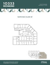 10333 Richmond Ave, Houston, TX à louer Plan d’étage– Image 1 sur 1